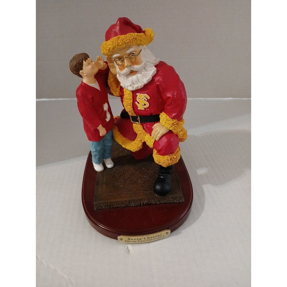Florida State University Large Santa ‘s Secret Figurine The Memory Co.  2001